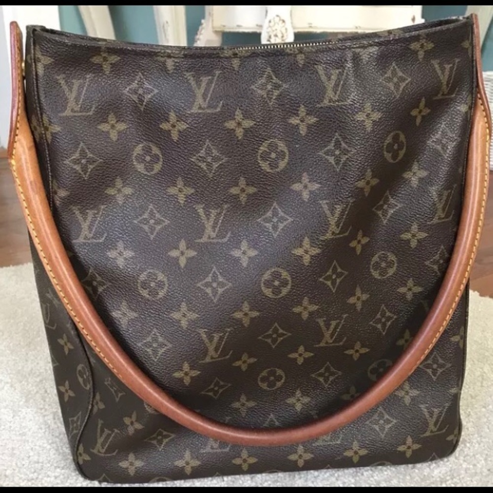 Authentic LV Monogram Looping GM Shoulder Bag
